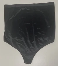 Skims 4X Simply Bare Ultra Light High-Waisted Thong Panty NWOT Black