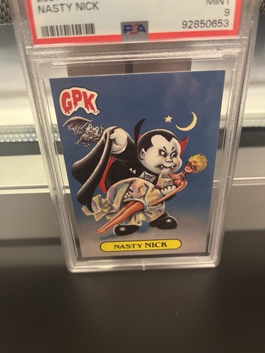 2021 Garbage Pail Kids Trashy Treasures Card NASTY NICK PSA 9 - POP 4! - Picture 4 of 8