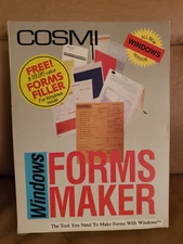 COSMI Forms Maker for Windows, 1992