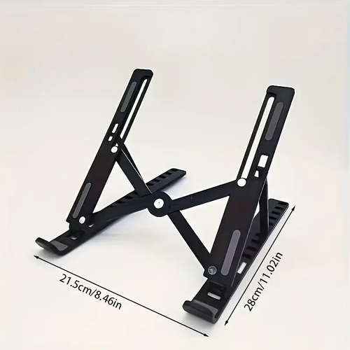 Laptop stand single fork folding lifting heat dissipation base desktop tablet - Picture 3 of 7