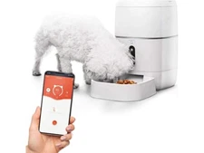 Home Zone 6L Automatic Feeder, WiFi Enabled Smart Food Self Dispenser for Pets