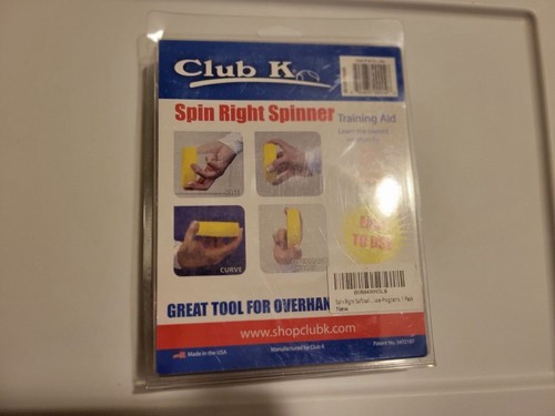 Club K Softball Spin Right Spinner Pitcher Training Aid Pitch Like A Pro New! - Foto 2 di 2