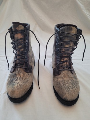 Rocky Camo Boots Hiking Hunting Lace Up Thinsulate Bearclaw 3610 Youth Size 5 - Picture 21 of 24