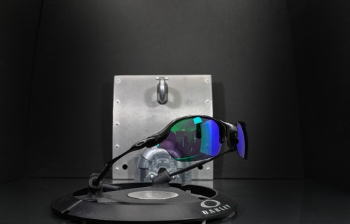Oakley Romeo 2 Carbon Finish Glasses-Jade Polarized Lenses+Oakley Vault+Bag - Picture 10 of 11
