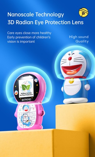 Unlocked Doraemon Button Dual SIM Phone Small Student lovely kids Gifts New - Picture 16 of 24
