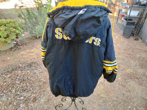 STARTER NFL PITTSBURGH STEELERS Jacket Detachable Hood Quilted XXL - Picture 10 of 11