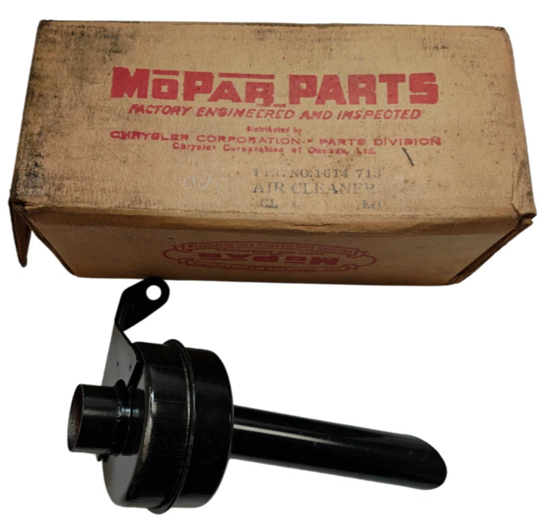 1955 - 1956 道奇普利茅斯萨沃伊曲轴箱出口管道空气净化器 V8 1614713 NOS。 — 第 2/4 张图片