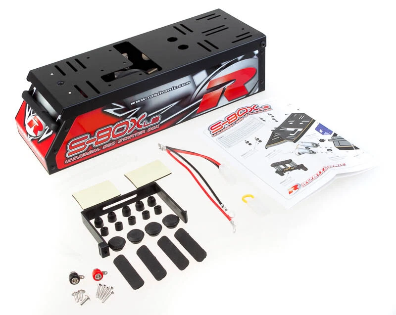 Robitronic Cassetta avviamento Auto Scoppio S-Box LB550 in metallo - Immagine 2 di 4