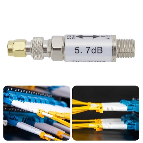Upgrades Impedance Converter 0 To 3GHz 50 - 75ohm Sma Female to F Male Connector - Zdjęcie 2 z 8