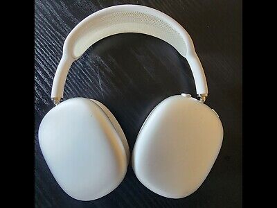 apple airpods max silver / used / works perfect / comes with apple airpods max silver / used / works perfect / comes with