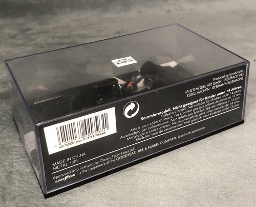 Minichamps F1 1:43 E Fittipaldi Lotus 72 1972 - Picture 4 of 5