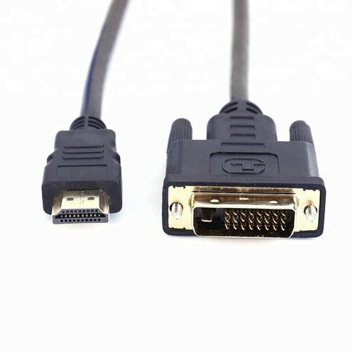 5m DVI zu HDMI Kabel PC zu Monitor DVI-D Laptop zu TV Adapter Konverter Kabel - Bild 5 von 5