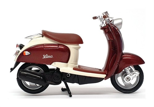 Altaya 1/18 Scale 20522 - Yamaha Vino YJ50R Motorbike - Deep Red/White - Picture 3 of 5