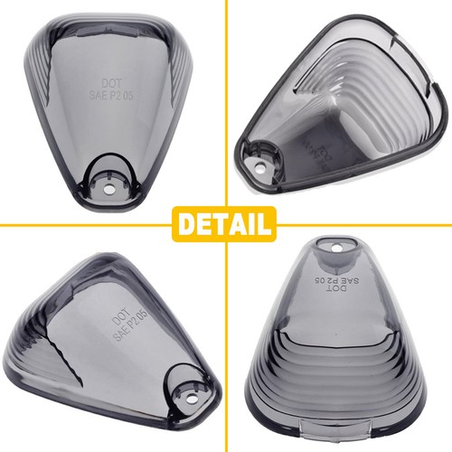 5 Smoked Cab Roof Running Marker Light Covers for Ford E-150 E-250 Super Duty - Picture 15 of 70