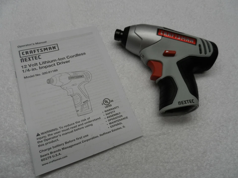 Craftsman Nextec 12-volt Impact Driver (bare tool) - Model 320.61189 - Image 2 of 2