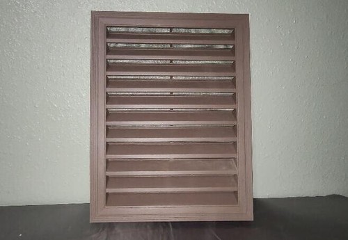 Mid America Master Vinyl Rectangle Gable Vent New Old Stock Brown 18 x 24 - Picture 1 of 6