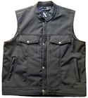 Motorcycle Vest Waterproof Sons Of Anarchy Style Zipper Fashion Bike Riding Vest