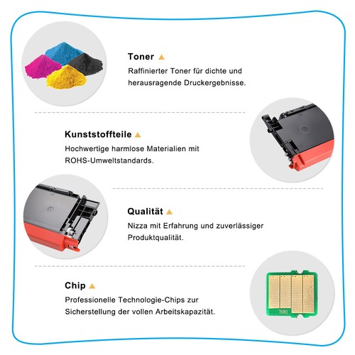 4 toner 117A per HP Color Laser 150a MFP 178nw MFP 178nwg 179fnw 179fwg con chip - Foto 6 di 12