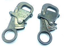 Lot of 2 Unbranded Lineman Self Locking Harness Hooks