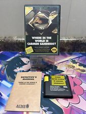 Where In The World Is Carmen Sandiego? Sega Genesis Authentic #ML