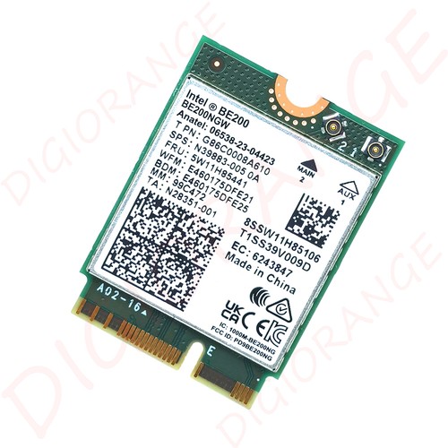WiFi 7 Tri-Band 8774Mbps Intel BE200NGW BT5.4 M.2/NGFF Network Card for Win10/11 - Picture 3 of 6