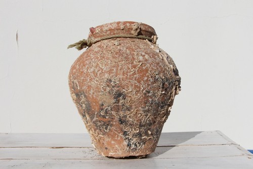 19th Century Antique Terracotta Octopus Trap, Octopus Terracotta Undersea Pot - Bild 3 von 11