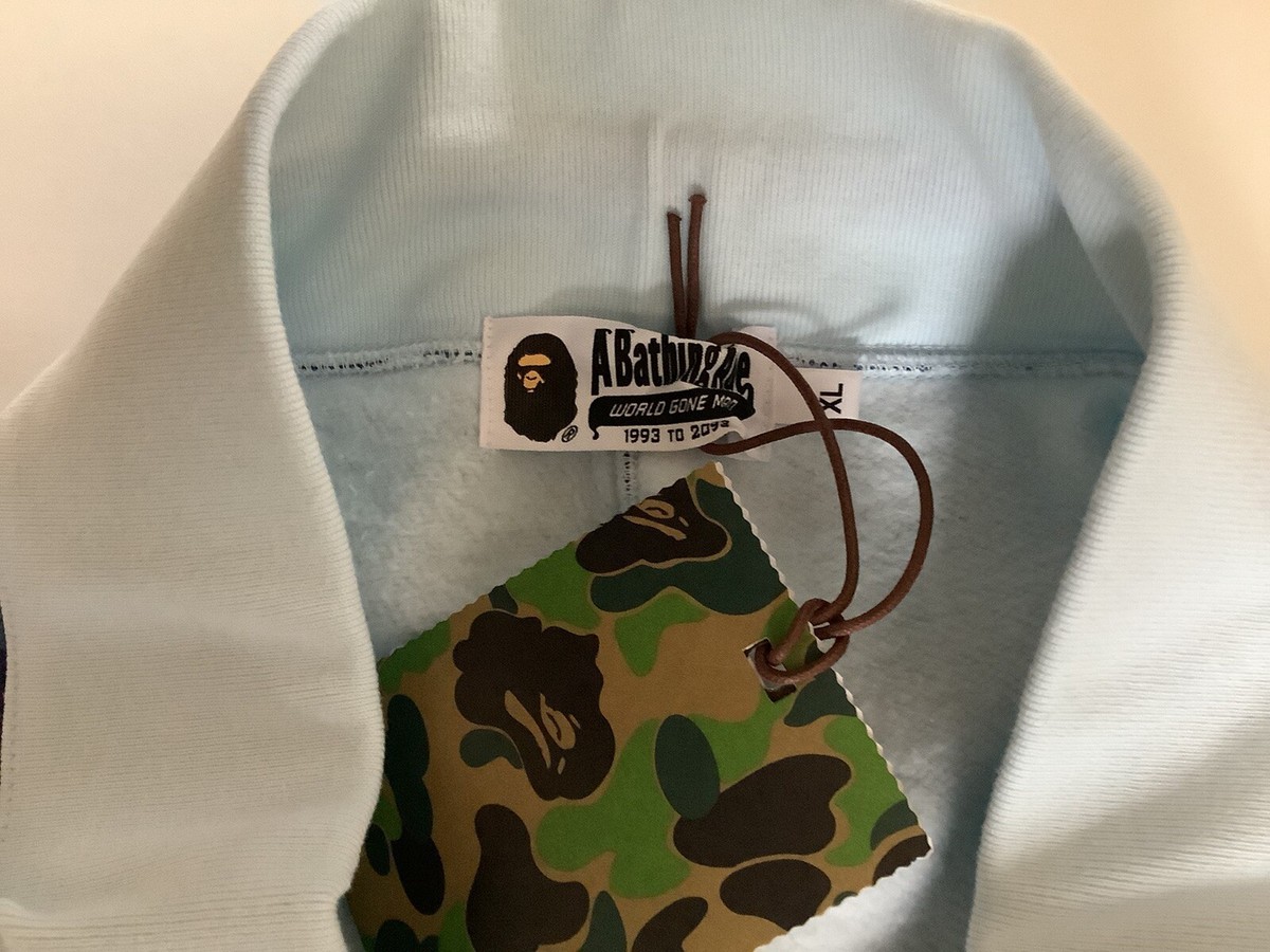 AUTHENTIC APE BAPE BIG ABC CAMO SIDE SHARK SWEAT SHORTS BLUE AUTHENTIC APE BAPE BIG ABC CAMO SIDE SHARK SWEAT SHORTS BLUE