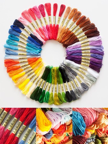 Sewing Thread Embroidery Thread Kit Knitting Thread Cross Stitch Thread 7  ❥ - Picture 17 of 24