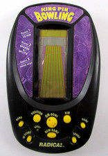 Radica King Pin Bowling Handheld Electronic Game Model 3733 WORKS