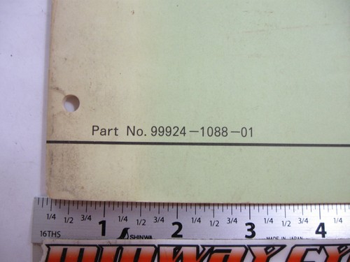 KAWASAKI VOYAGER AUDIO SYSTEMS TROUBLESHOOTING MANUAL 99924-1088-01 CLARION jh - Bild 2 von 9