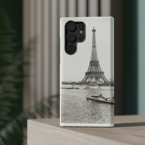 Parisian Eiffel Tower Vintage Photo - Tough Phone Case - Paris Mobile Cover - 第 146/151 張圖片
