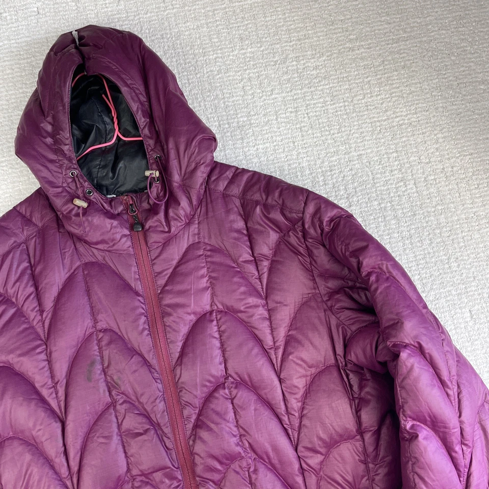 Outdoor Research Womens Aria Down Hoody Quilted Puffer Jacket Purple (READ) - Image 2 of 4