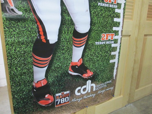 Chicago Bears Tommie Harris 6 Fuß Poster (unzirkuliert Radio Talkshow Poster) - Bild 4 von 8