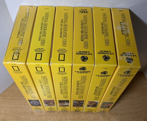 6 National Geographic Gorilla, Regenwald, Grizzlie, Tiger, Katzen, Manki '83 VHS - Bild 2 von 10