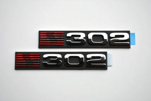 2007-2009 Saleen Ford Mustang H302 Heritage Side Fender Badge SET - Foto 2 di 2