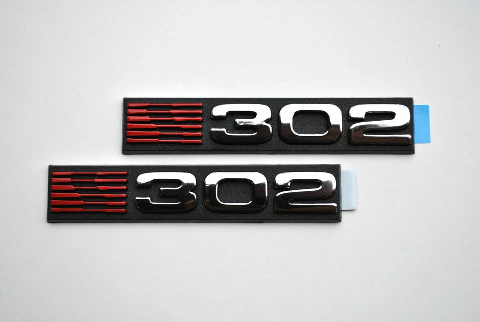 Juego de insignia de guardabarros lateral Saleen Ford Mustang H302 Heritage 2007-2009 Foto 2 de 2