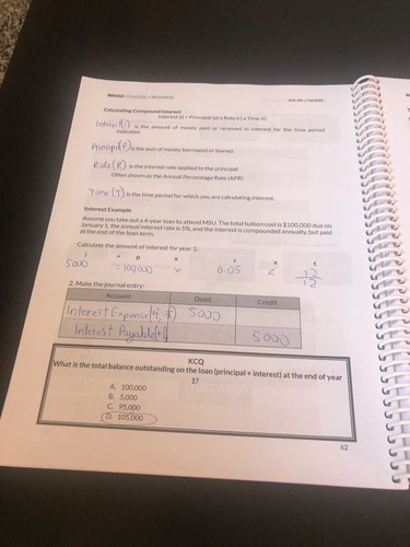 ACC 201 Principles Financial Accounting Michigan State University MSU Textbook - Bild 3 von 3
