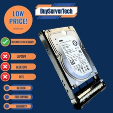 Dell XWM1W 4TB 7200RPM SAS 12Gbps 3.5" HDD | ST4000NM0005 | 0XWM1W - 1 Year War