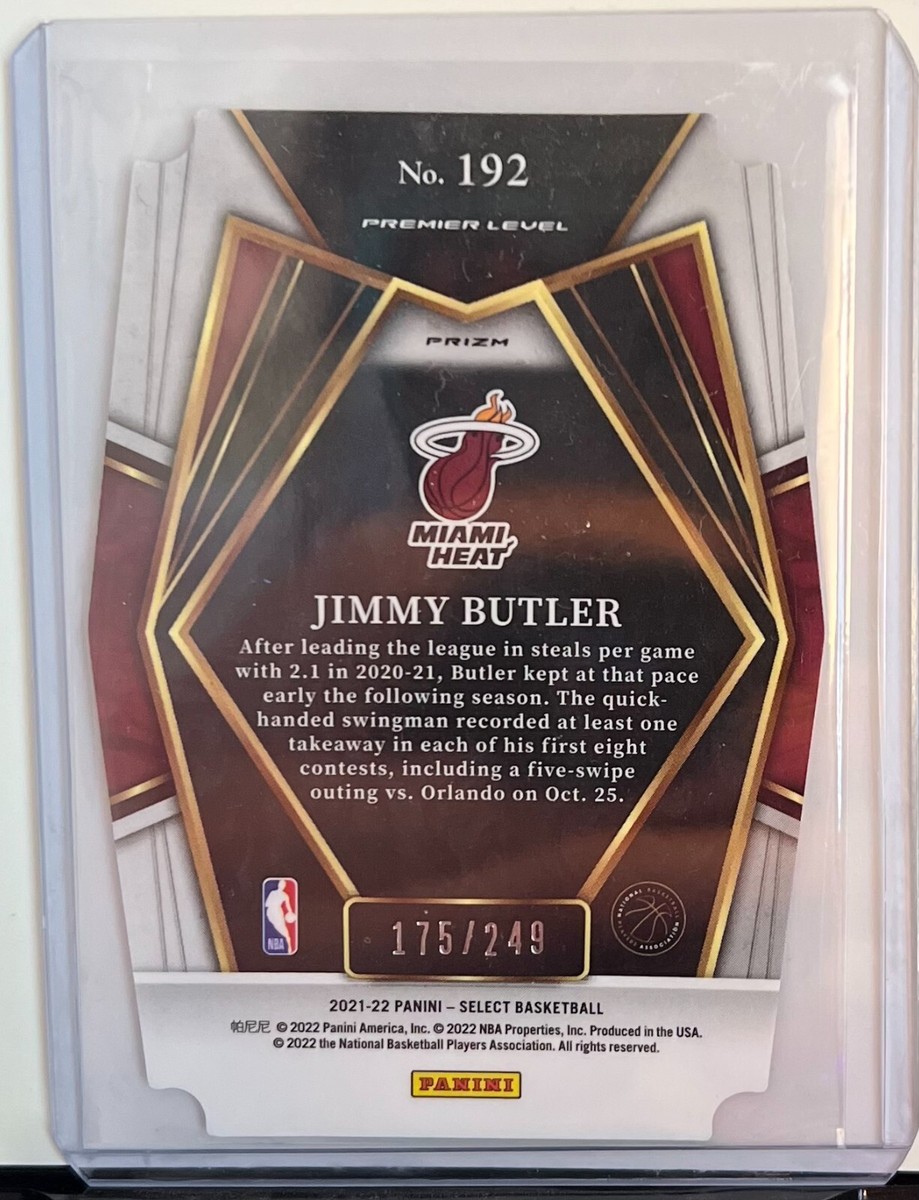 その他 2021-2022 Select Jimmy Butler 1 of 5 Jimmy Butler 2022 Panini Select Red Cracked Ice Basketball