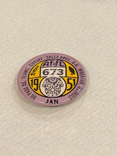 VTG 1951 Wheaton, DuPage County, IL. Chauff. drivers American Fed. of Labor - Picture 4 of 7