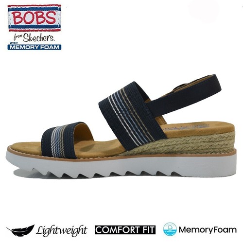 LADIES SKECHERS MEMORY FOAM COMFORT WALKING HOLIDAY SUMMER BEACH MULES SANDALS - Picture 6 of 25