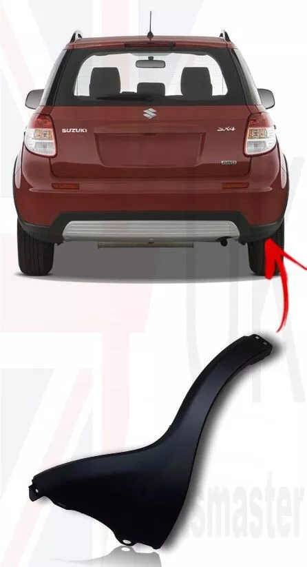 SUZUKI SX4 GENUINE REAR BUMPER LOWER TRIM BLACK RIGHT O S 71870 79J00 5PK