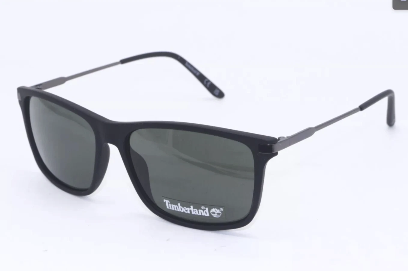 NUOVI OCCHIALI DA SOLE TIMBERLAND TB7177 02N *3 MONTATURE AUTENTICHE NERO OPACO 58 16