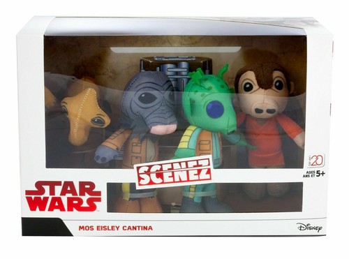 Star Wars Disney Exclusive Mos Eisley Cantina Villains Plush Set 4 Pack Age 5+ - Picture 2 of 7