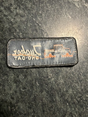 Tucker Sno Cat Groomer PATCH RARE IRON ON LOGO VTG 4” 70s Woven Snow - Afbeelding 3 van 3