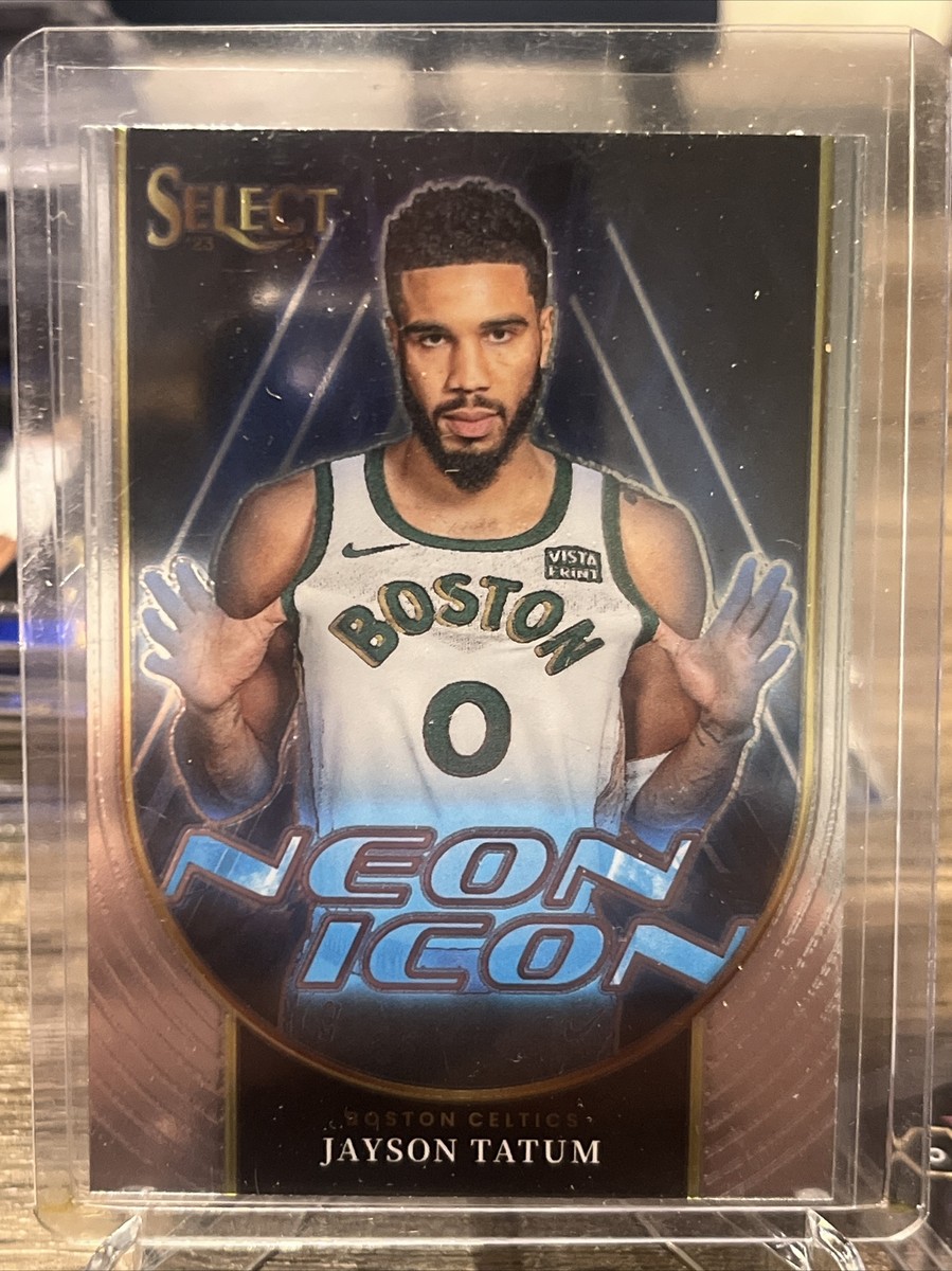 シングルカード NIKE - NBA Jason Tatum 2023-24 NBA Select JAYSON TATUM Neon Icon Insert Card