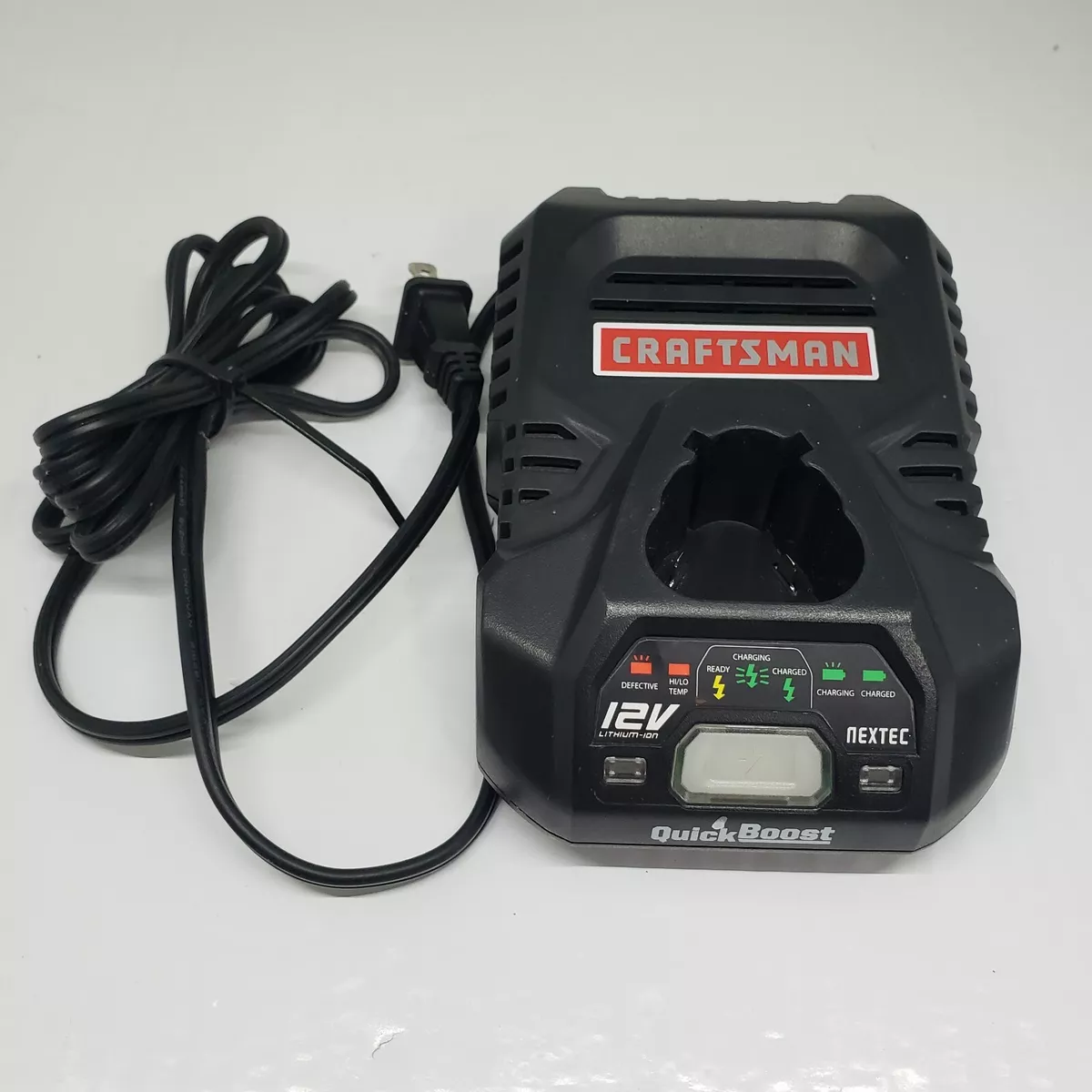 Craftsman Nextec 12V Fast Quick Boost Lithium-ion Battery Charger