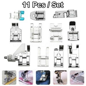11Pcs Domestic Sewing Machine Presser Foot Feet Accessories G Sale A2J3 Set U8F0 11Pcs Domestic Sewing Machine Presser Foot Feet Accessories G Sale A2J3 Set U8F0