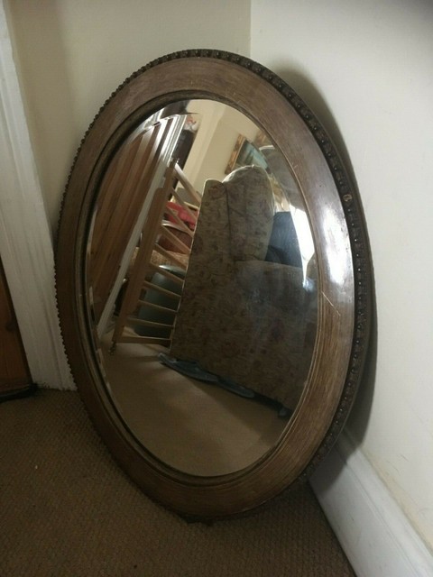 Antique Victorian Brass Wall Mirror With Lion Head And Other Antique Victorian Brass Wall Mirror