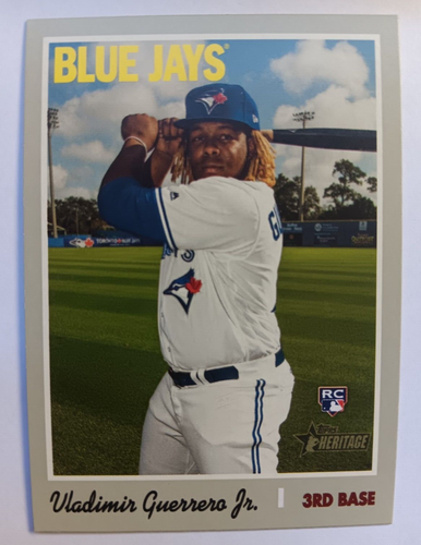 2019 Topps Heritage High Number Vladimir Guerrero Jr. RC #504